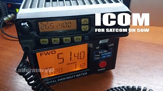 Icom 50W on SATCOM (перетяжка ваших айком та калiбрування)