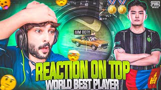 REACTION ON WORLD BEST PLAYER🇲🇳😱@toppubgm_  Back To Back Champion🐐||World Best MVP AWARD PLAYER🤫