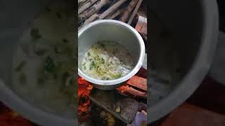 Making of Coconut Rice traditional way❤ #Keralastories #thengachor #shorts