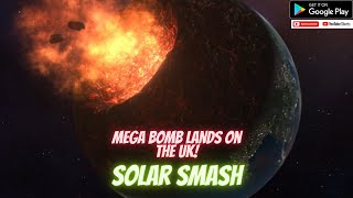 Destroying Earth With A Mega Bomb On SOLAR SMASH #Shorts #Android (ion/Android)