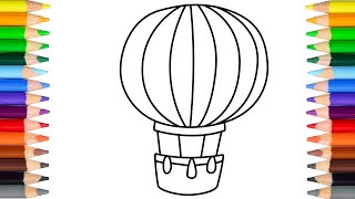 Een luchtballon tekenen!