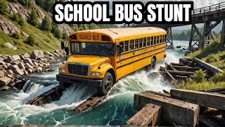 Impossible School Buss Driving