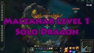 Malzahar Level 1 Solo Dragon Season 12 [1:58.50]