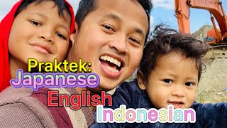 Menggunakan 3 bahasa pada anak2 (japanese,english,indonesia) dalam kehidupan sehari2 ( for beginner)