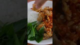 Menu Buka Puasa dan Sahur : Ayam Geprek Pedas Nikmat #shorts #resep