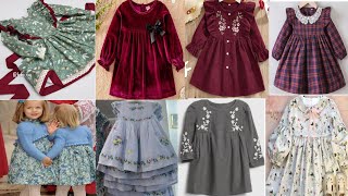 winter frock baby girl designs ideas|| latest baby girl frock designs ideas for winter