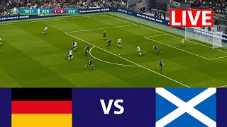 🔴Germany vs Scotland LIVE | UEFA EURO 2024 | GER VS SC0 | Full Match Today Streaming PES 21 GAME