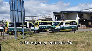 SAAS Mercedes-Benz Sprinter ambulances #166, #134, #355, & Volkswagen Tiguan #464 at 4-vehicle MVA