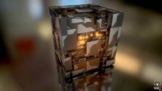 Greeble Cube Turntable