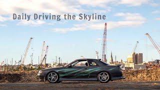 Daily Driving My Skyline pt 1 - a day in the life, Skyline winter trip, check out the shop