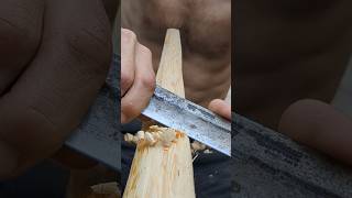 English Knife Culture #bow #woodworking #cut #crafting #tools #knife #wood #traditional #diy #asmr