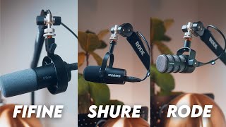 Is This the BEST Mic for Beginners? FiFine vs Shure vs Rode