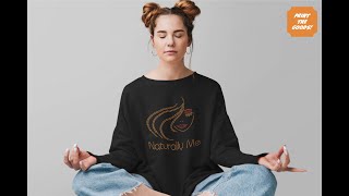 'Naturally me' diamante T-shirt and Sweater