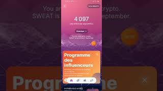 ربح يوميا من تطبيقsweatcoin بدون مجهود