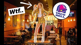 i did a photoshoot in TACO BELL | Challenge ft. Jordan Matter