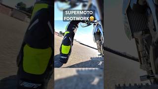 SUPERMOTO FOOTWORK😎 #racing #supermoto