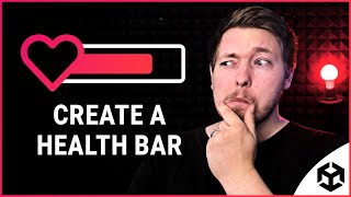 HOW TO MAKE A HEALTH BAR IN UNITY 🎮 | How to Make a Health Bar for Beginners | Learn Unity For Free