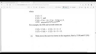 Past Paper Questions- Sequences & Geometry CSEC