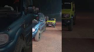 Suzuki Jimny looks kid in front of Tata safari Dicor #viral #youtubeshorts #subscribe #suzukijimny