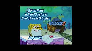 the Sonic 3 trailer is rumoured to be released July 27th