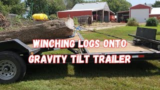 Don't have a tractor or skid steer?  Here's another option for picking up logs.