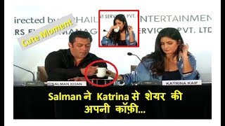 Salman Khan Shares His Coffee With Katrina Kaif Video Goes Viral