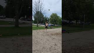 Jump Serving On The Beach - Volleyball Performance Training