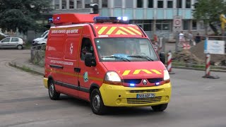 [SDIS 76] Sapeurs Pompiers Rouen VBS + Ambulance + SAMU 76 en urgence // Rouen emergency vehicles