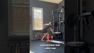 Lawnmower Low cable row