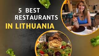 TOP 5 BEST RESTAURANTS IN LITHUANIA AND WHAT TO EAT THERE! (Kaunas, Klaipeda & Curonian Spit)