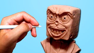 Sculpting KING DICE from THE CUPHEAD SHOW! - Monster Clay Sculpture