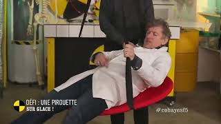 Défi : une pirouette sur glace ! - On n'est pas que des cobayes! #cobayesf5