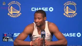 Jonathan Kuminga Postgame Interview | Golden State Warriors beat Utah Jazz 118-110