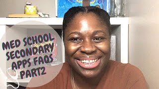 How to prepare for the medical school secondary application rush | life with Adabekee | Part 2