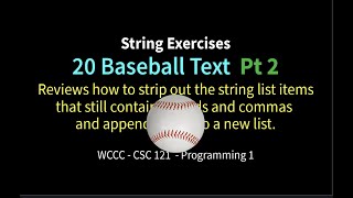 20 Baseball Text Pt2