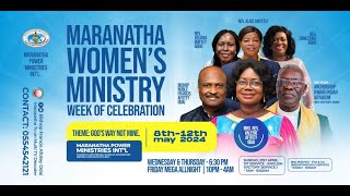 JOIN US: MPMI WOMEN'S MINISTRY WEEK OF CELEBRATION || SUNDAY SERVICE  || 12ND MAY 2024 || LIVE.