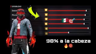 ✅SENSIBILIDAD HEADSHOT⚙️para dar TODO ROJO en la NUEVA ACTUALIZACIÓN  FREE FIRE