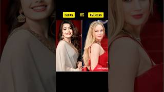 Indian Actress Vs American Actress | #trending #trendingshorts #shorts #viralvideo #america #india |