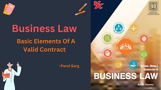 Basis Elements Of A Valid Contract @parulgargstudy