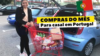 COMPRAS DO MÊS PRA UM CASAL EM PORTUGAL | Finalmente comprei minha panela de pressão