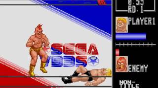 Wrestle War Gameplay HD✔ Sega Genesis Mega Drive let's play Walkthrough