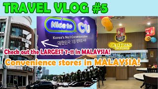 TRAVEL VLOG #5: I FOUND THE BIGGEST 7-11 in MALAYSIA!