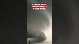 #tornado warned supercell in Minnesota #weather #stormchasing #minnesota