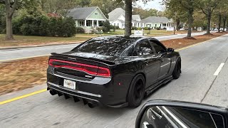 OUTSIDE POV OF THE LOUDEST 600HP SRT8 CHARGER 🦍