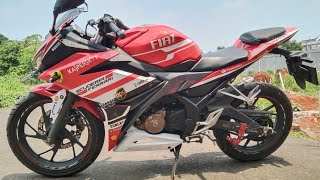 CBR 150 R decal striping stiker custom / kostum stiker modifikasi