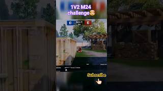 1v2 M24 challenge🤯 #bgmishort #viral #trending #subscribe