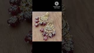 Trendy earrings design ll jhumka,chand bali,kundan earings/artificial earings #viral #shorts