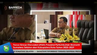 FGD Proyeksi Pertumbuhan Ekonomi Sumatera Selatan dan Kabupaten/Kota Tahun 2025-2029