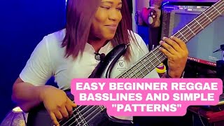 Easy beginner reggae basslines and simple "patterns"