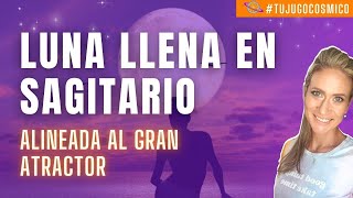 Luna Llena en Sagitario alineada al Gran Atractor